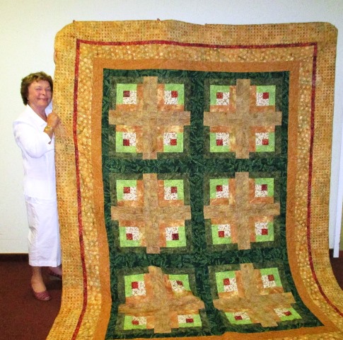 Dorothy Murray - "Fabulous 40's" Batik Quilt